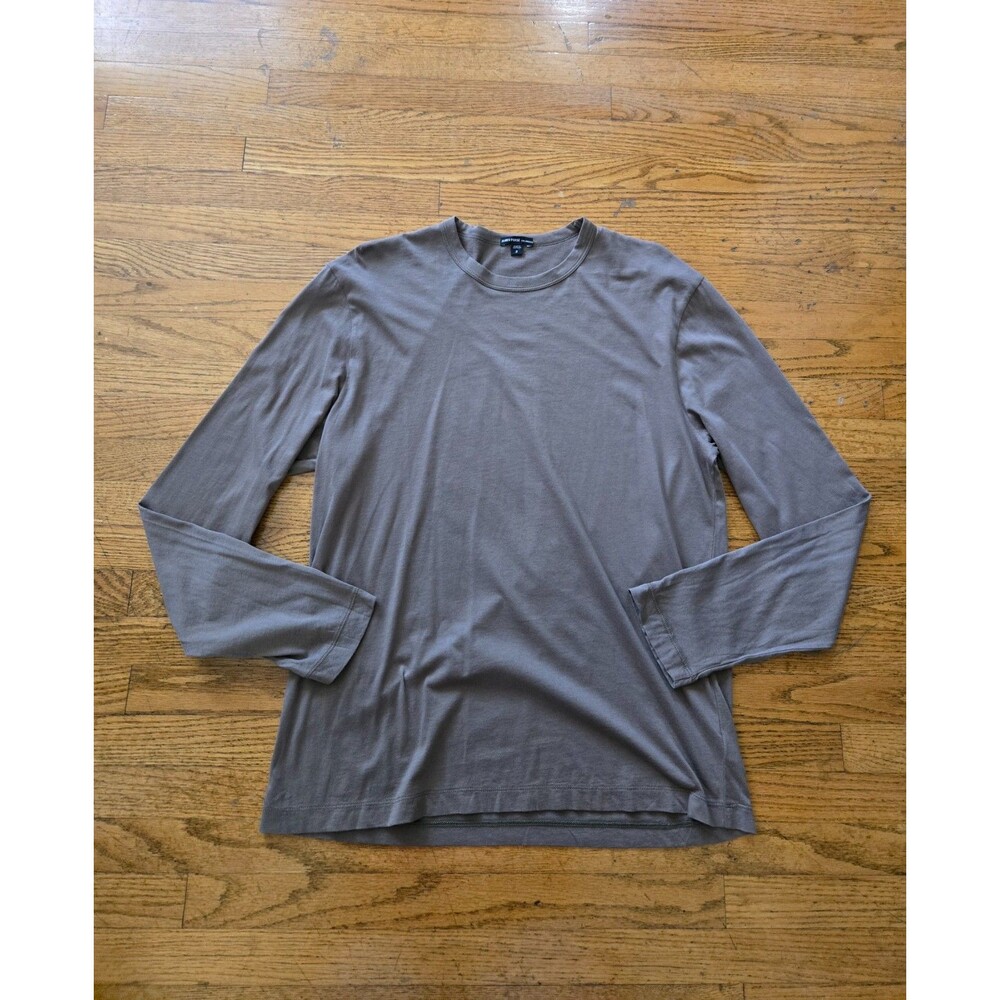 James Perse Womens Army Green Long Sleeve Shirt Size 3 NWOT Minimalist